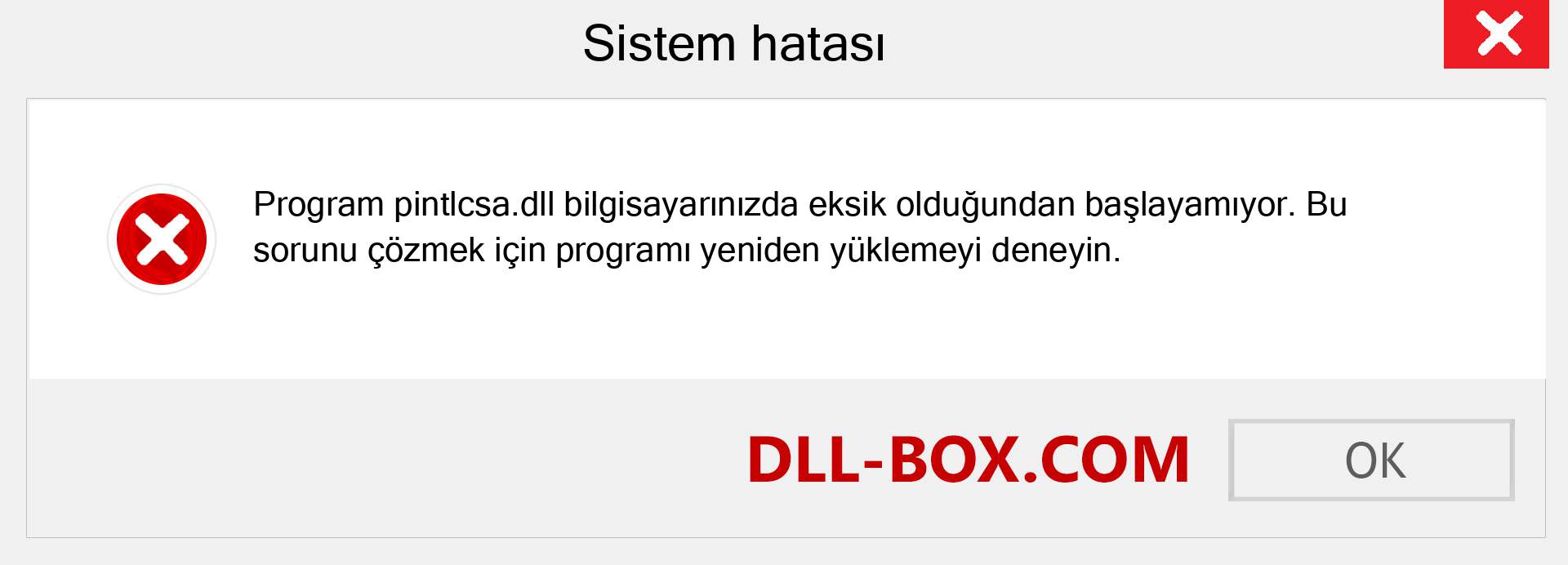 pintlcsa.dll dosyası eksik mi? Windows 7, 8, 10 için İndirin - Windows'ta pintlcsa dll Eksik Hatasını Düzeltin, fotoğraflar, resimler